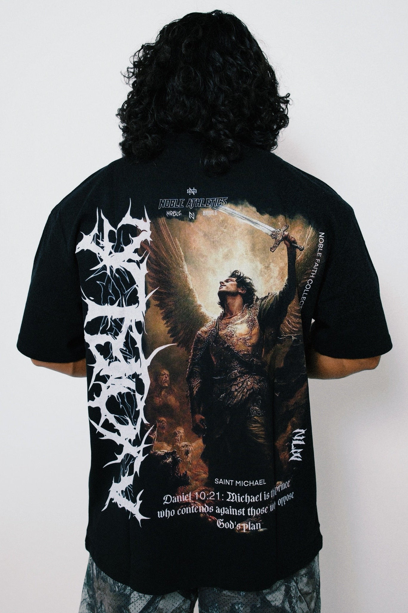 “SAINT MICHAEL V2” OVERSIZED TEE