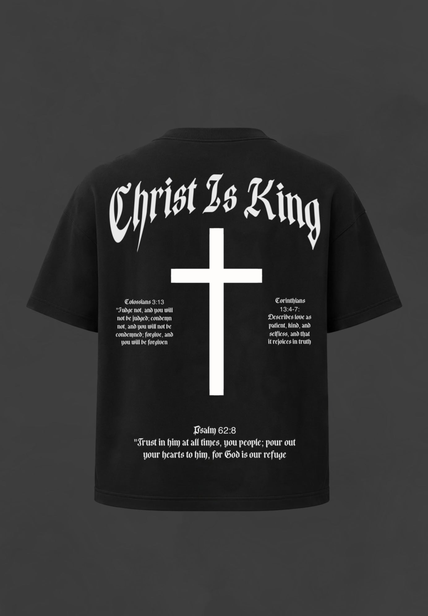 “CHRIST IS KING V3” OVERSIZED TEE