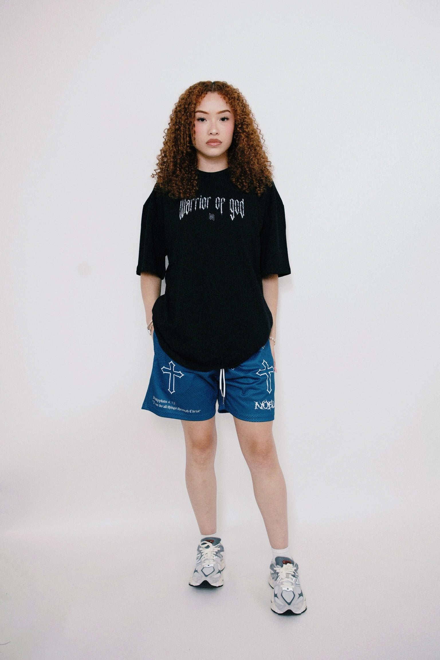 “WARRIOR OF GOD” OVERSIZED TEE