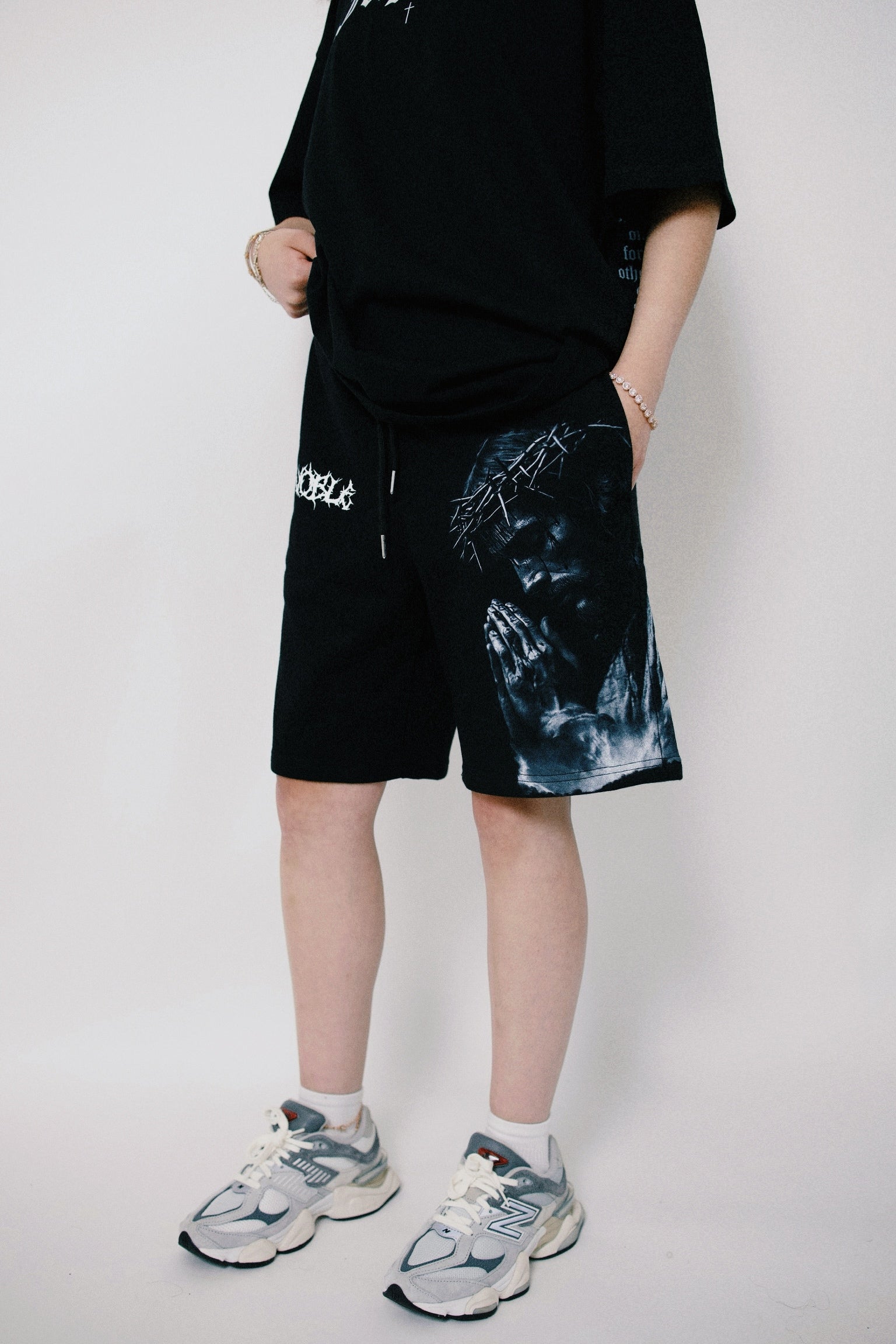 HAVE FAITH BAGGY SWEATSHORTS