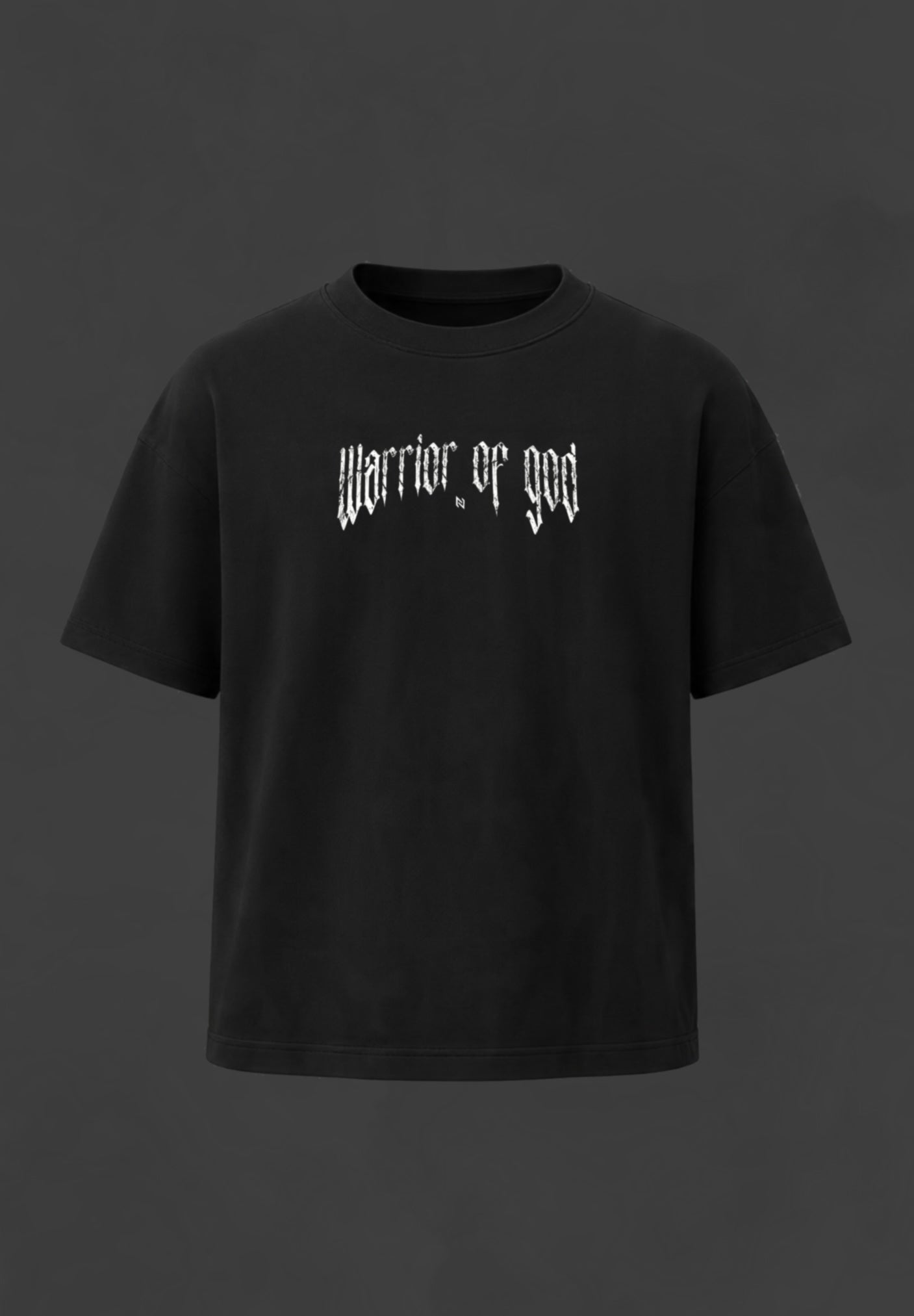 “WARRIOR OF GOD” OVERSIZED TEE