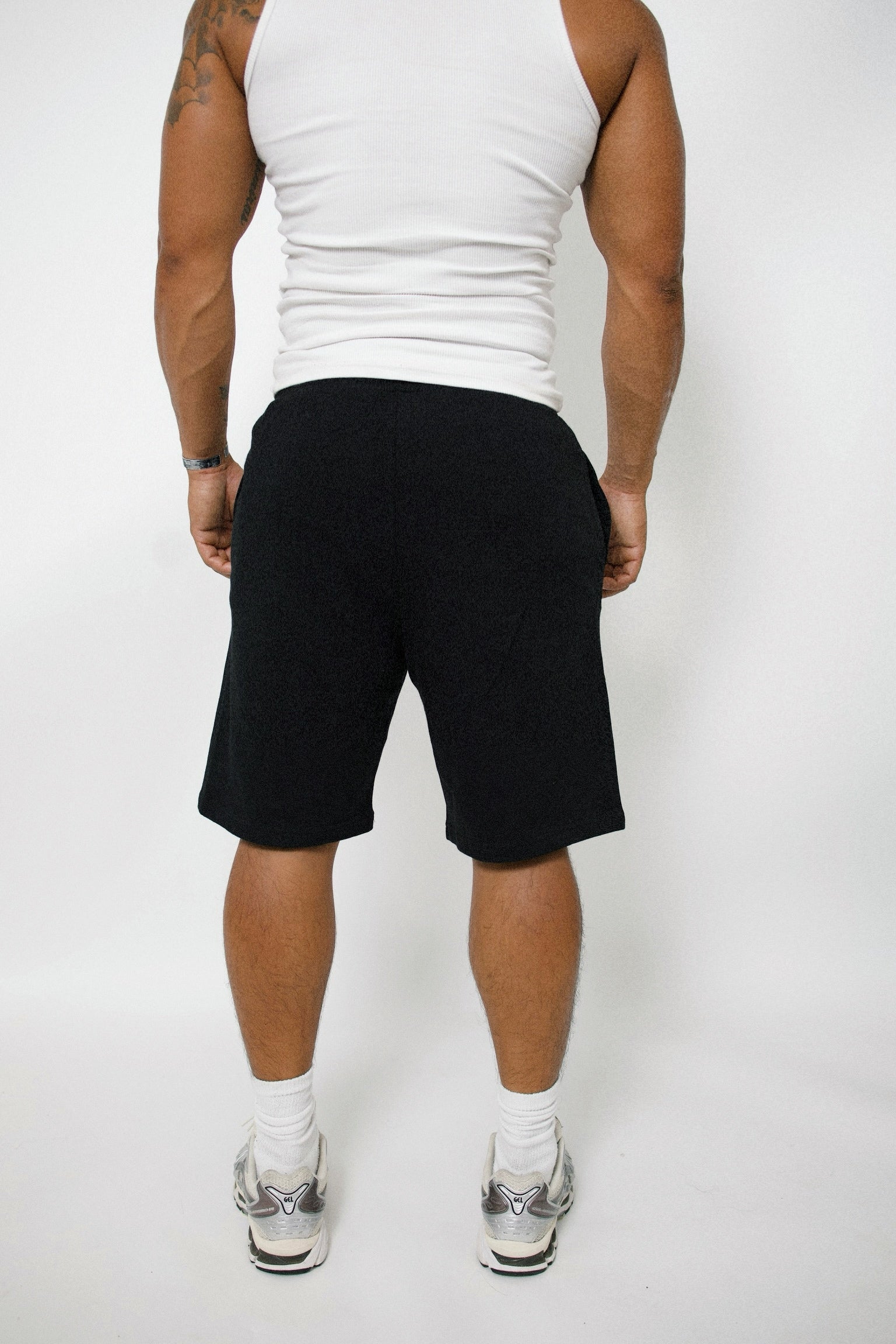 “JESUS LOVES” BAGGY SWEAT SHORTS