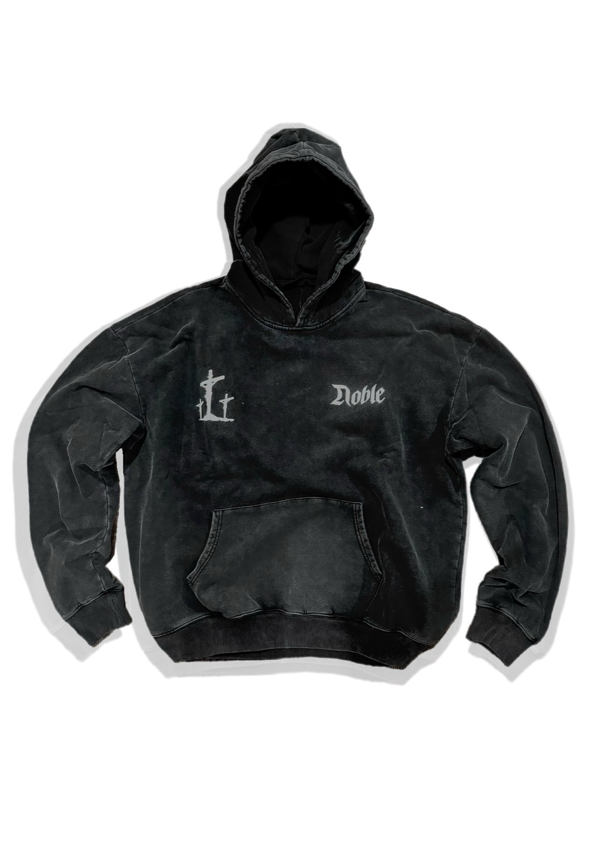 “SOLDIER OF GOD” HOODIE BLACK - noble