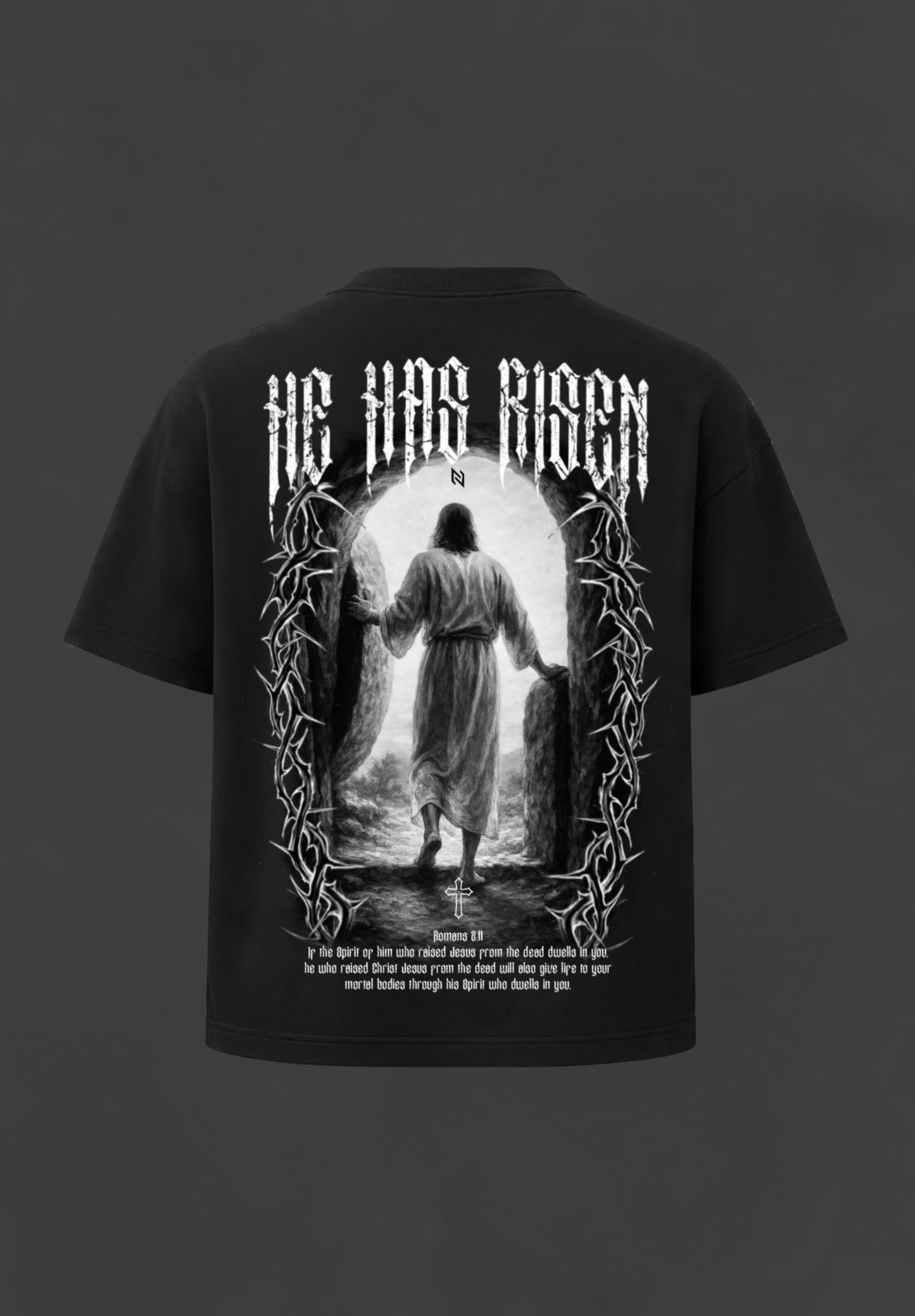 “HE HAS RISEN” OVERSIZED TEE