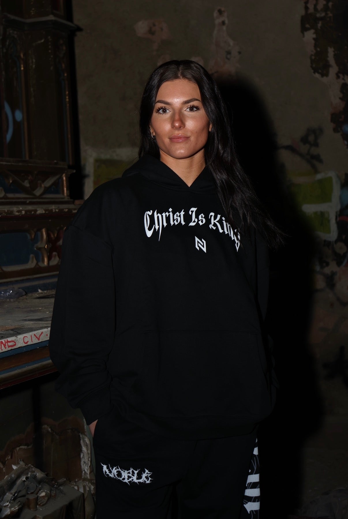 CHRIST IS KING HOODIE - noble