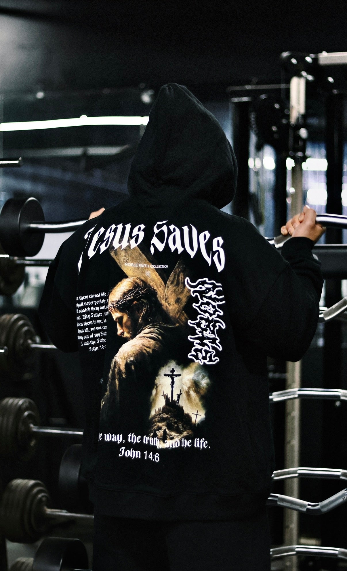 JESUS SAVES HOODIE - noble