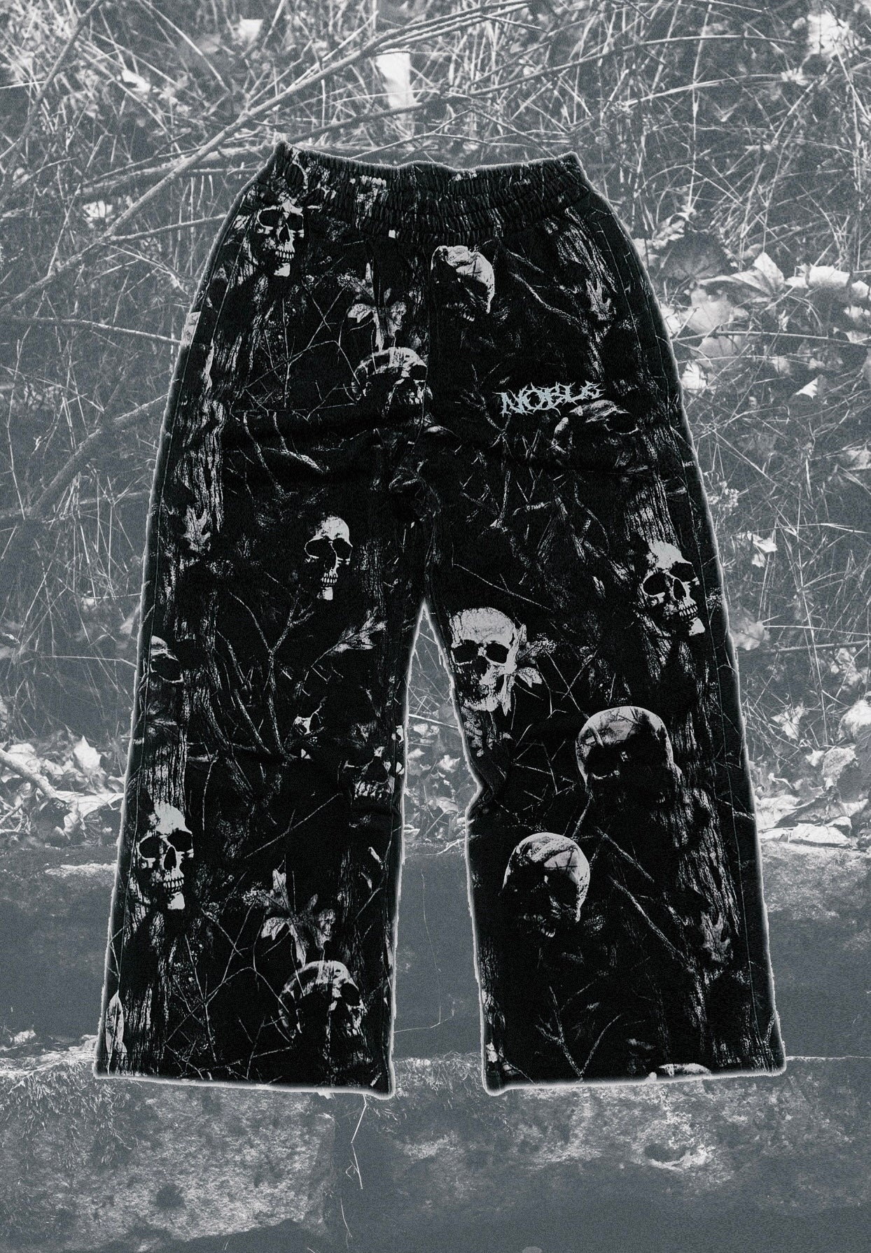 SKULL CAMO SWEATS | ONYX