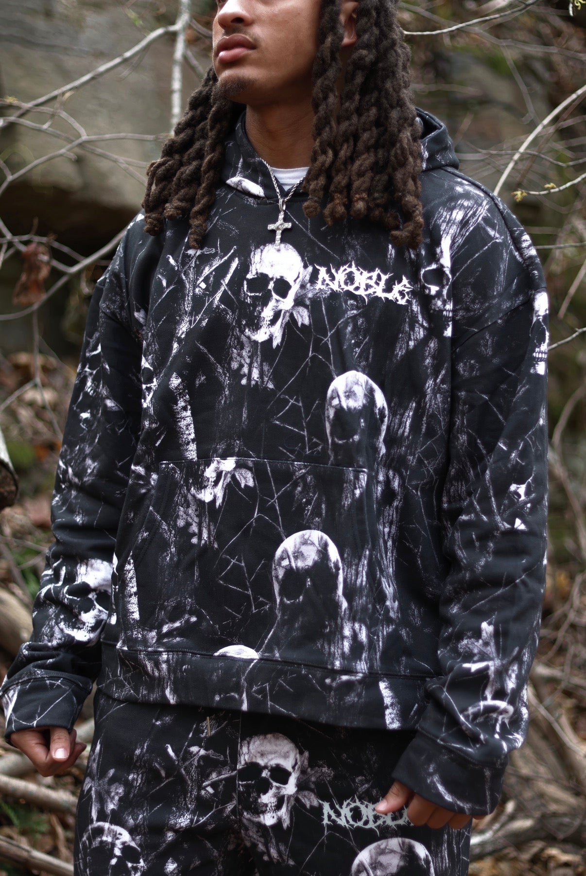 SKULL CAMO HOODIE | ONXY