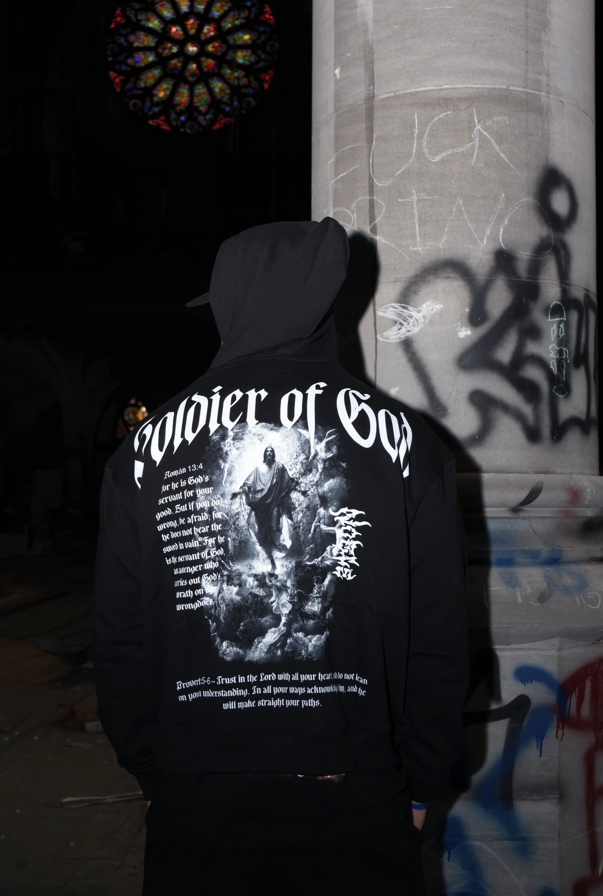SOLDIER OF GOD HOODIE - noble