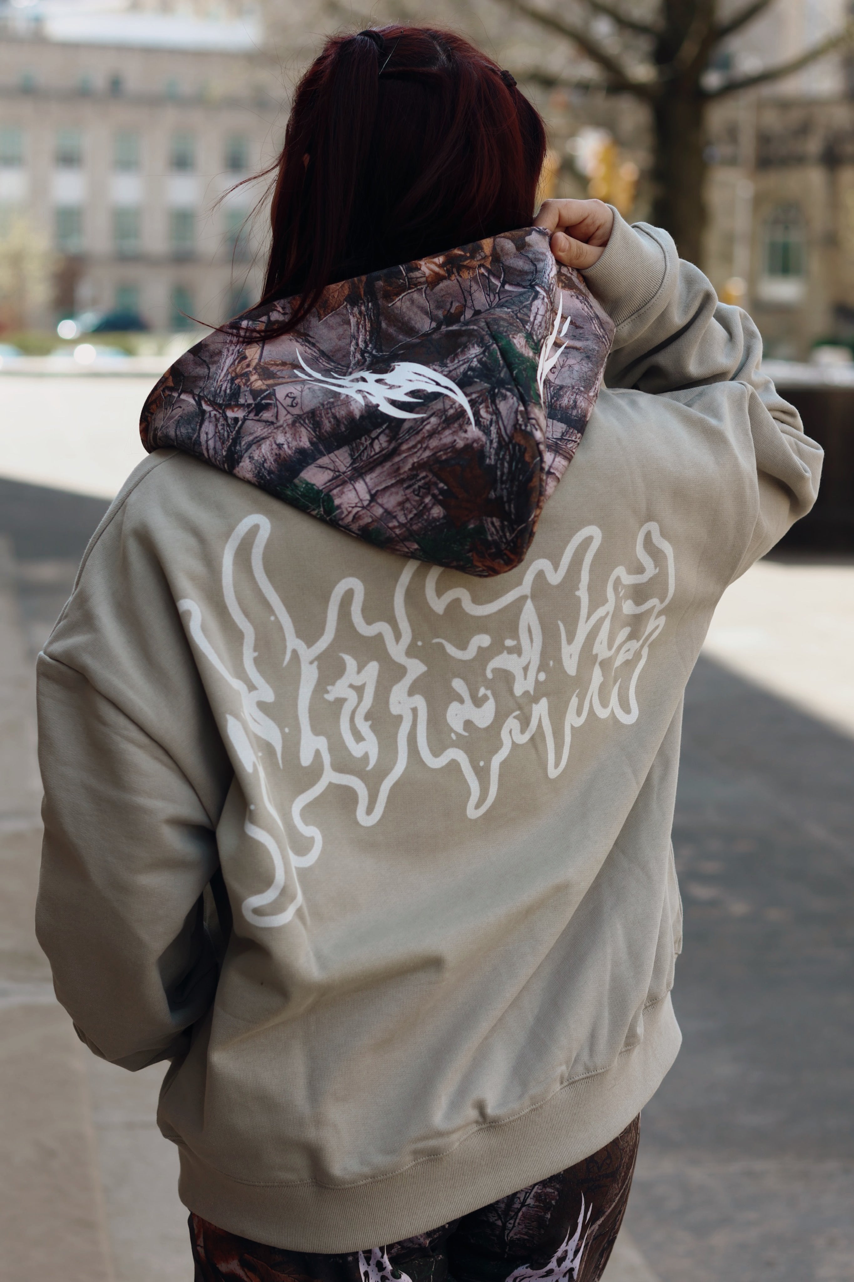 “CAMO V1” ZIP UP SAGE
