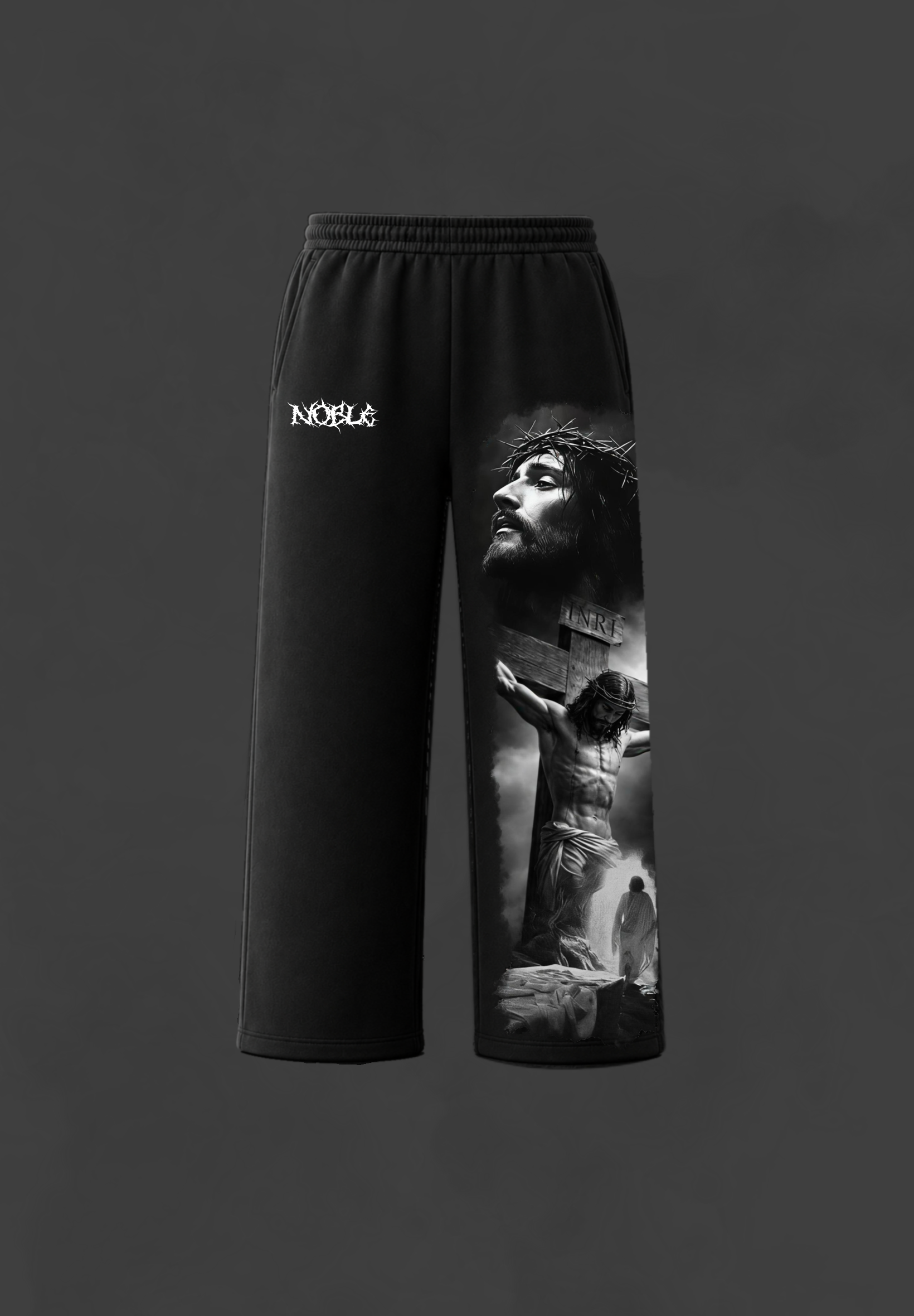 “JESUS LOVES” BAGGY SWEATS
