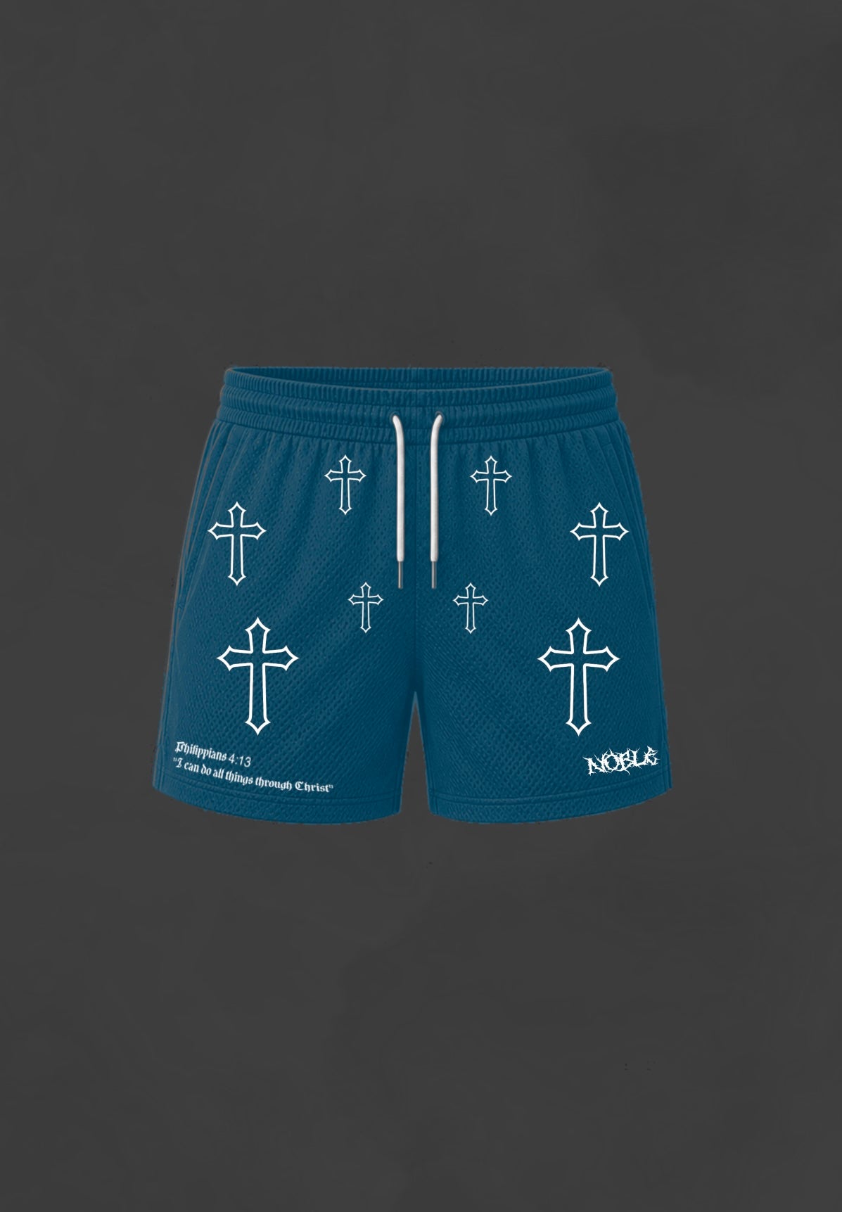 4:13 CROSS 6IN MESH SHORT (BLUE BOLT)