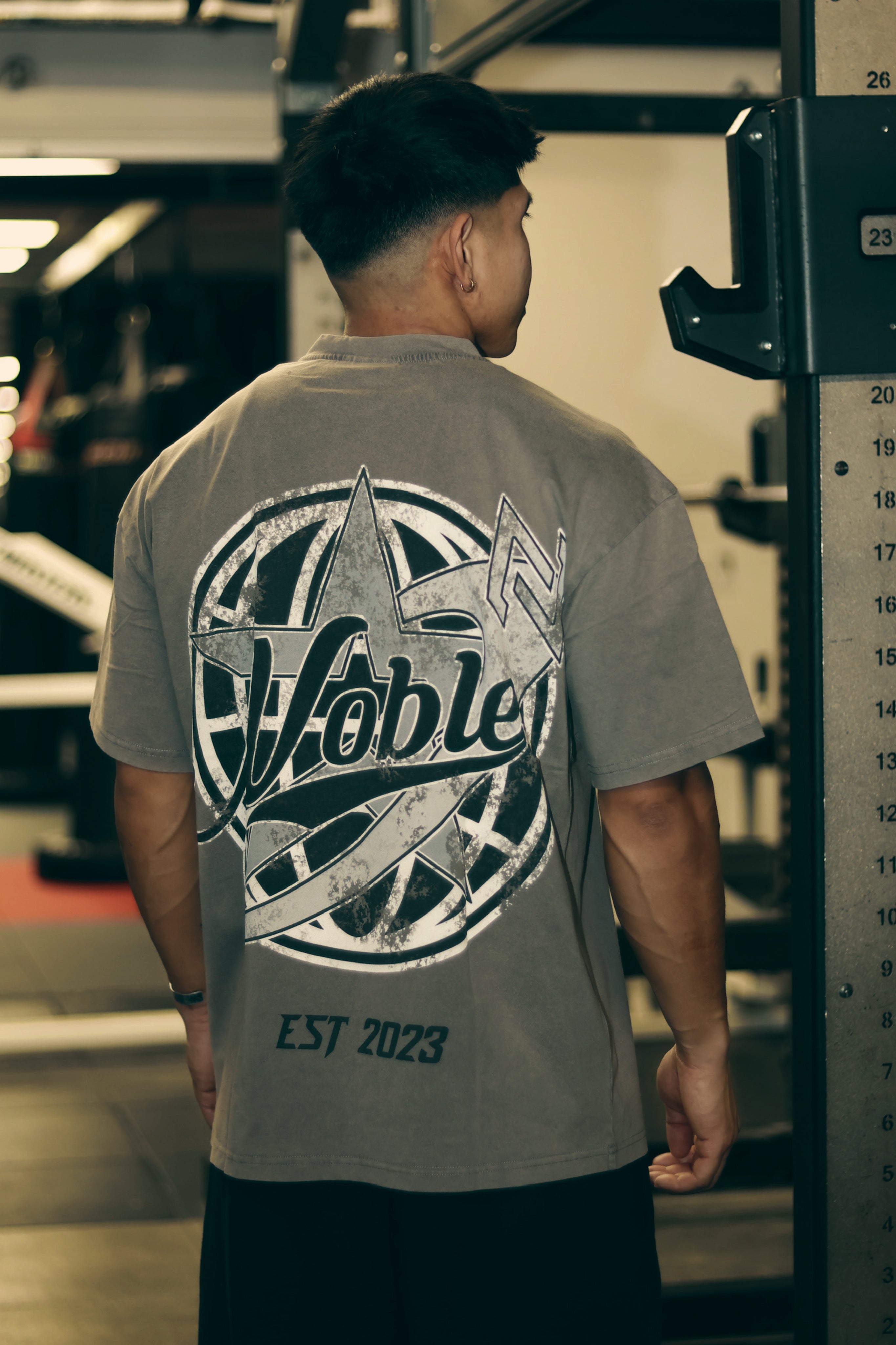 “NOBLESERIES” TEE GREY