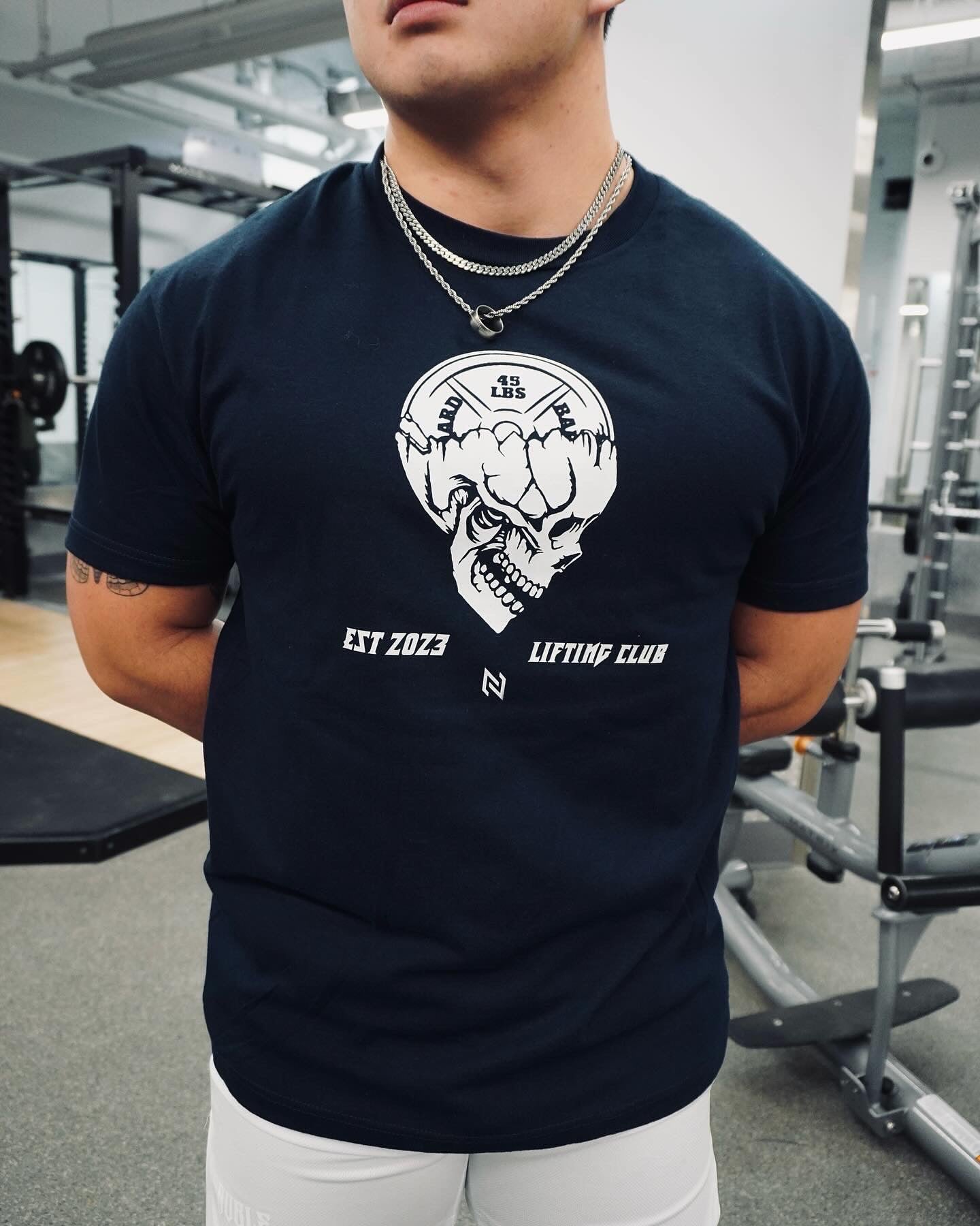 SKULL CRUSHER TEE -NAVY