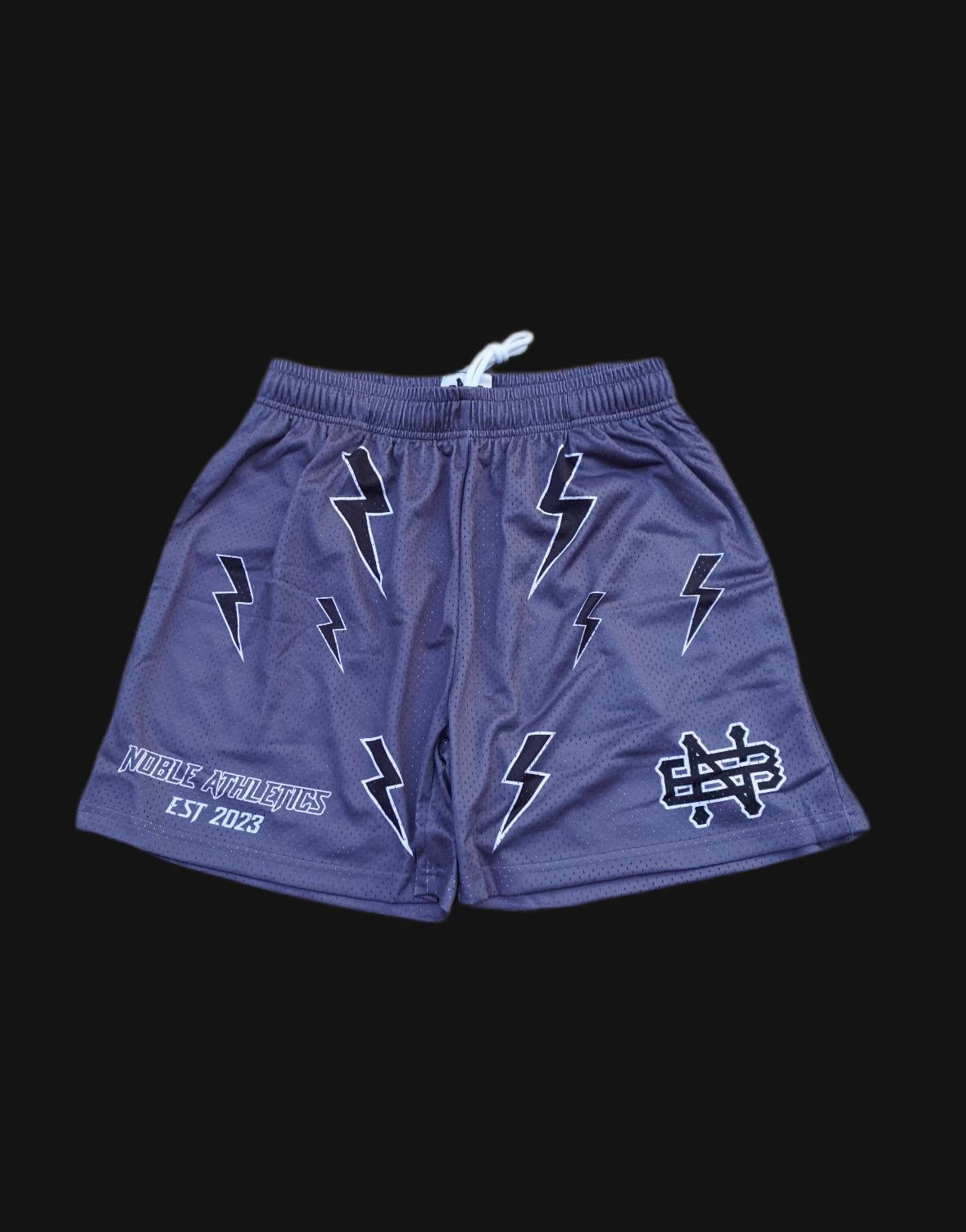 TRIP3L BOLT MESH SHORTS-GREY