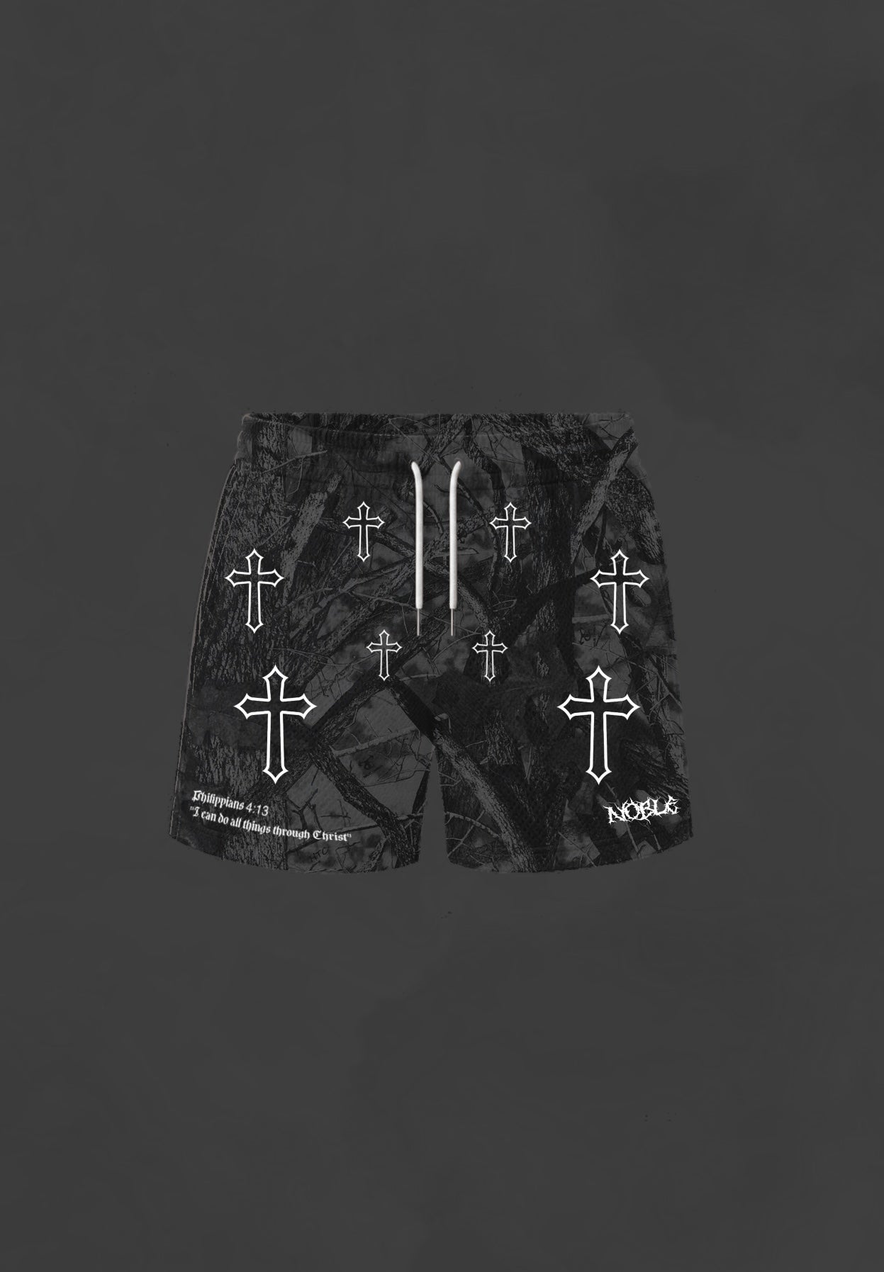 4:13 CROSS 6IN MESH SHORT (BLACK CAMO)
