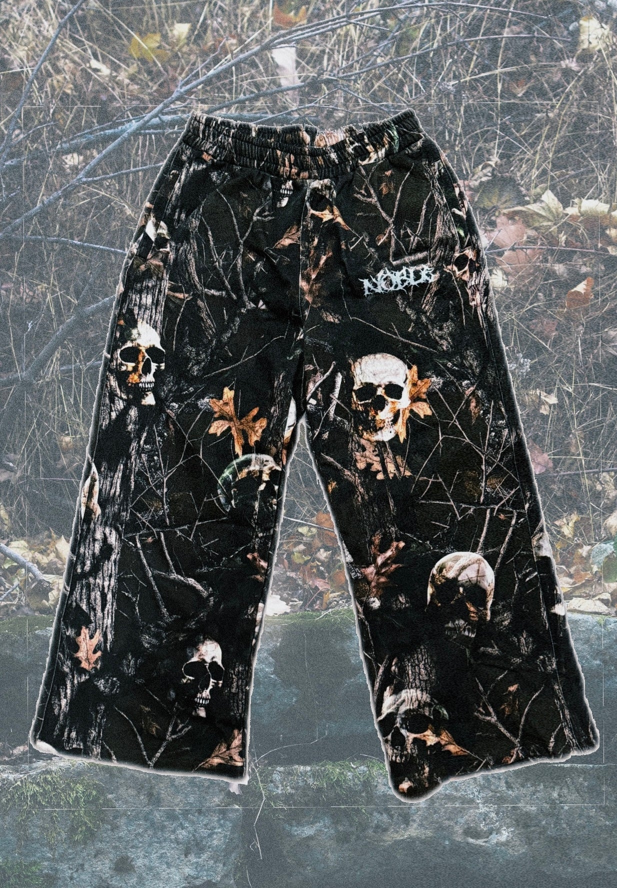 SKULL CAMO SWEATS | DARK OLIVE