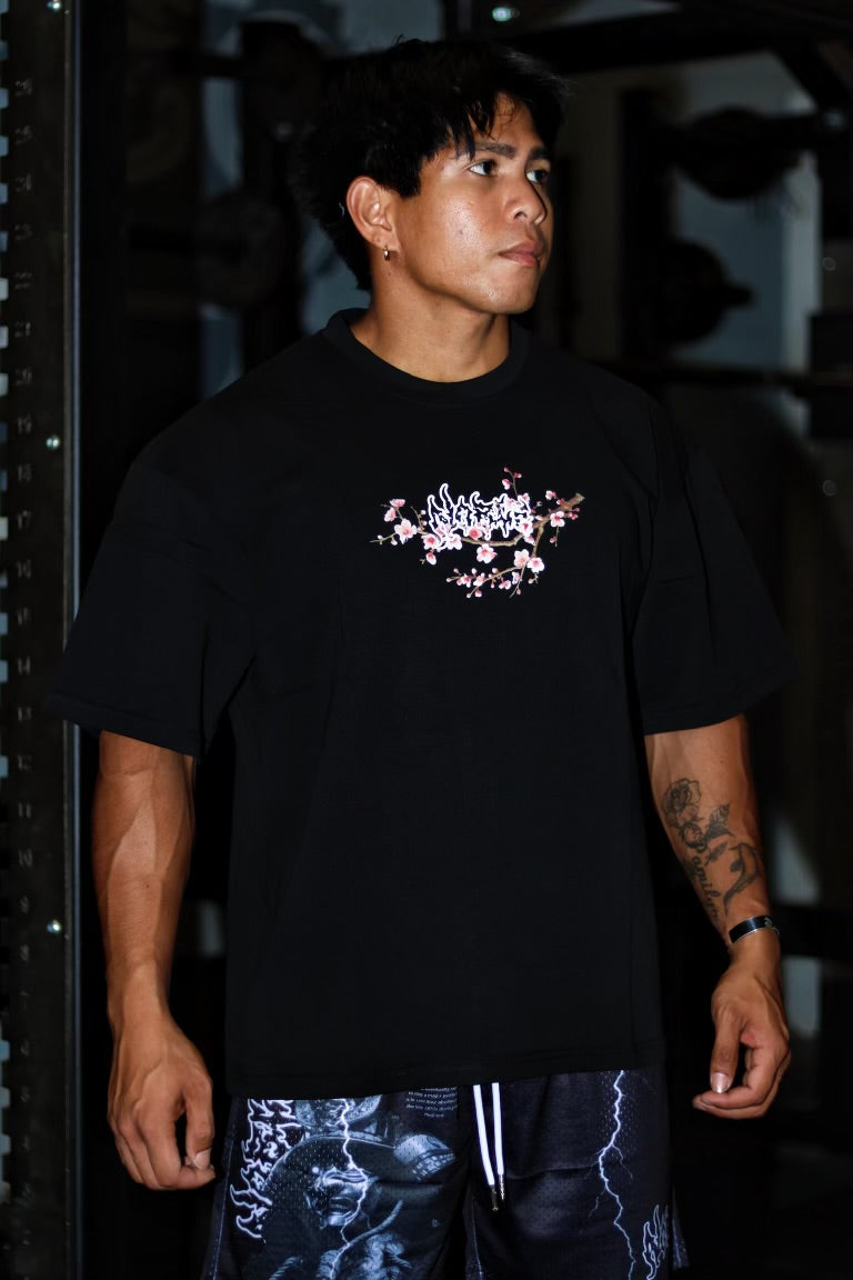 POWER & BLOSSOMS OVERSIZED TEES
