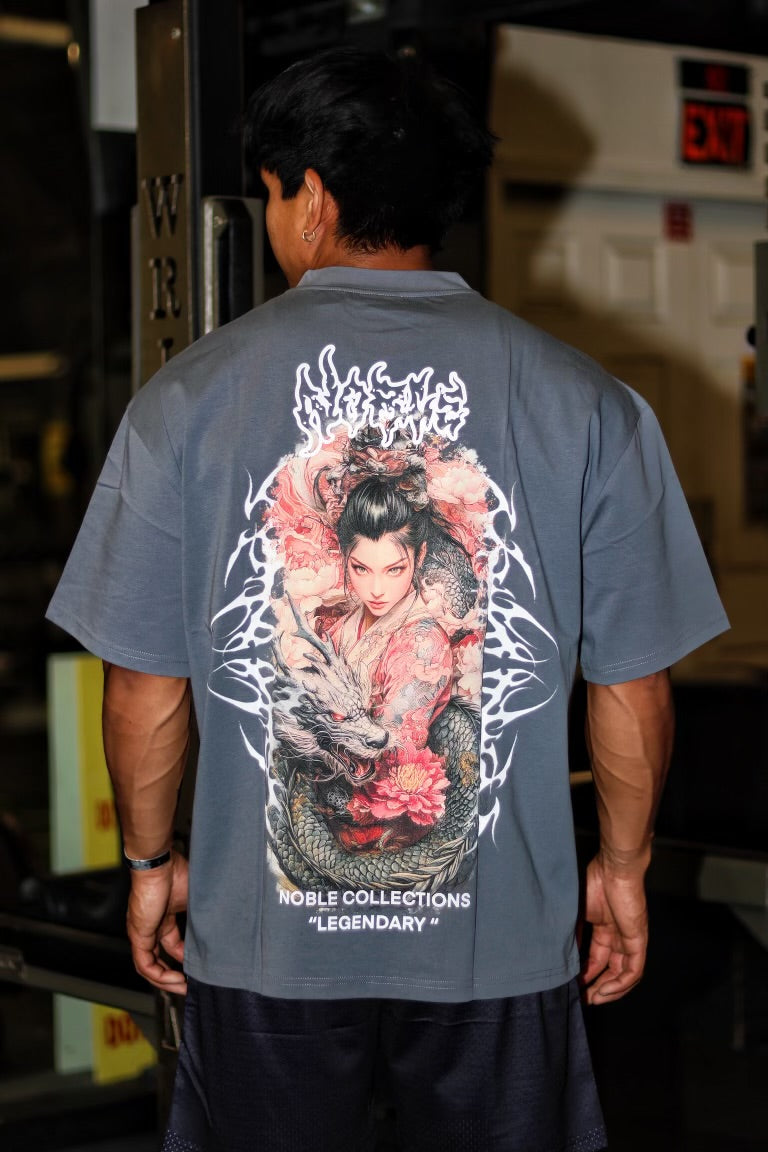 POWER & BLOSSOMS OVERSIZED TEES