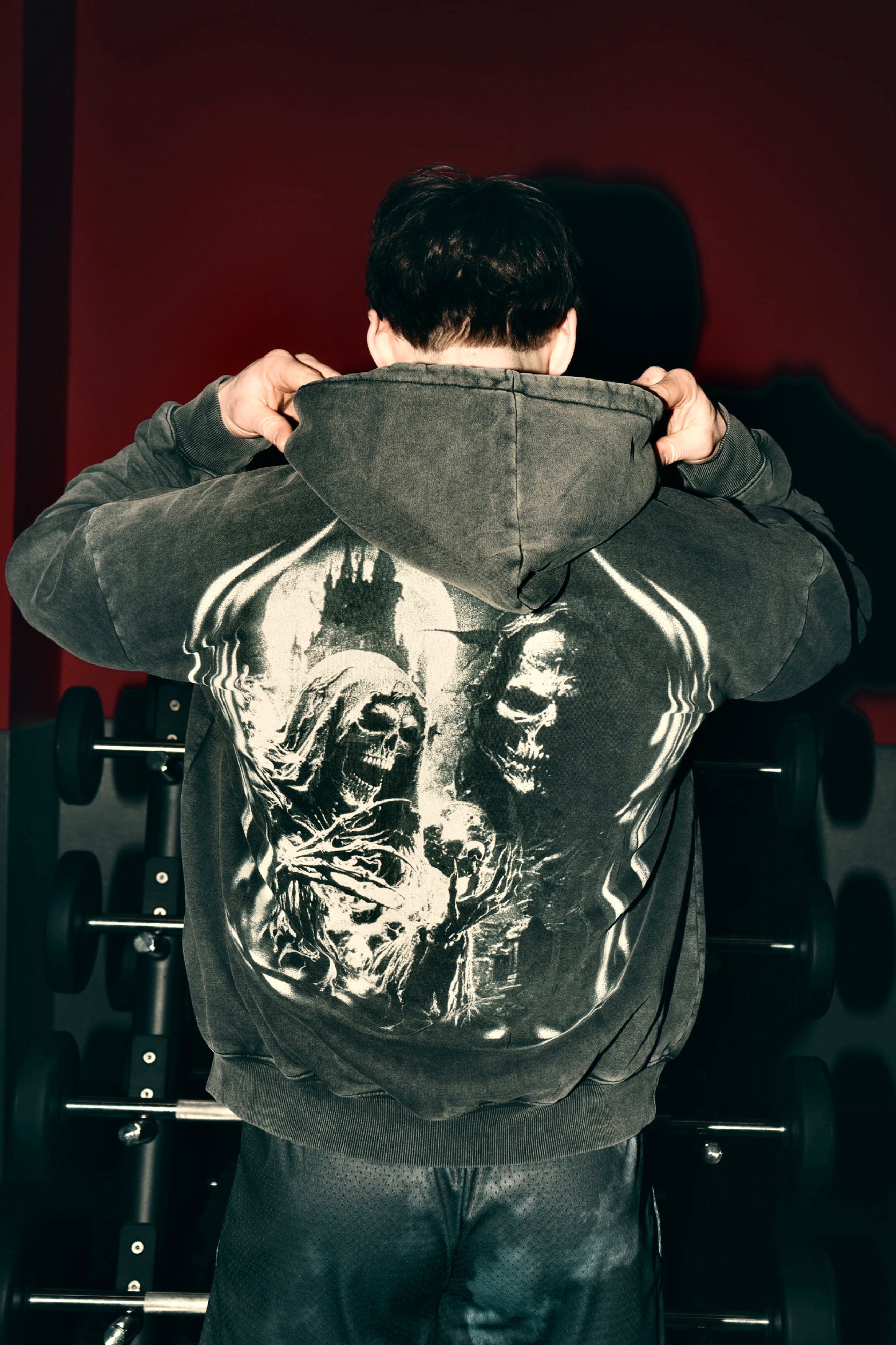 “DEATH TO DISHONOR” HOODIE BLACK