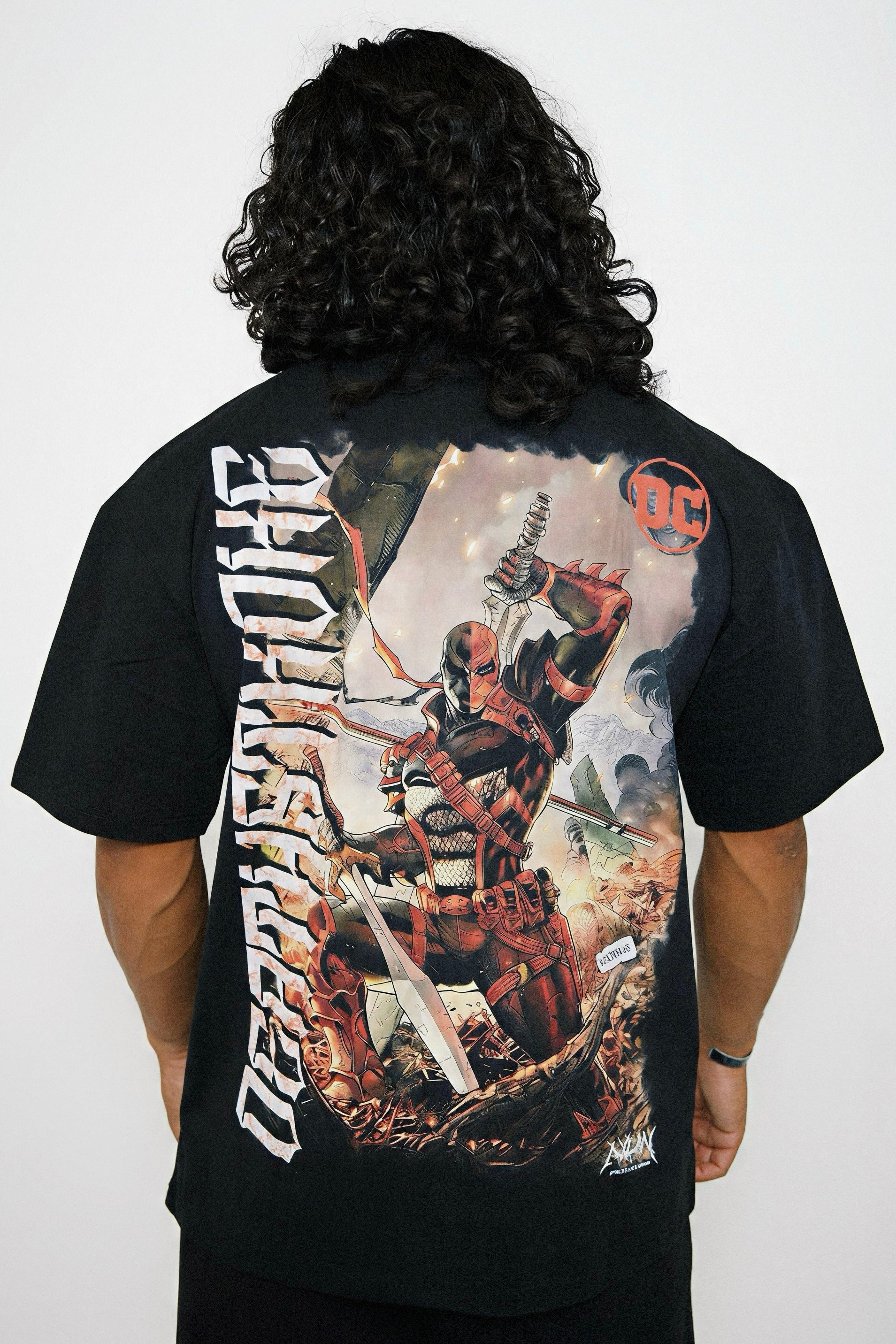D3ATHSTROK3 OVERSIZED TEE