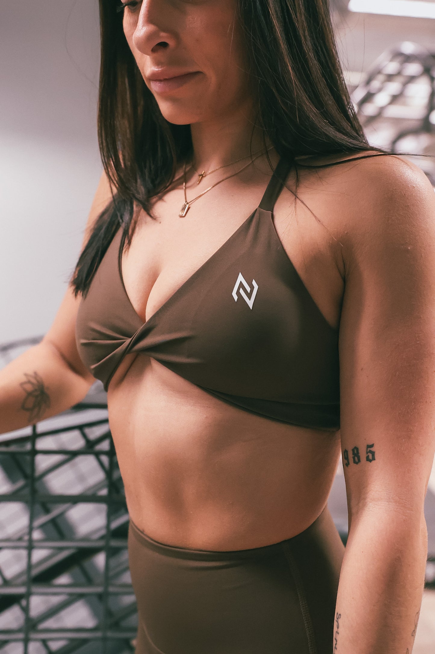 TIMELESS SPORTS BRA (MOCHA)