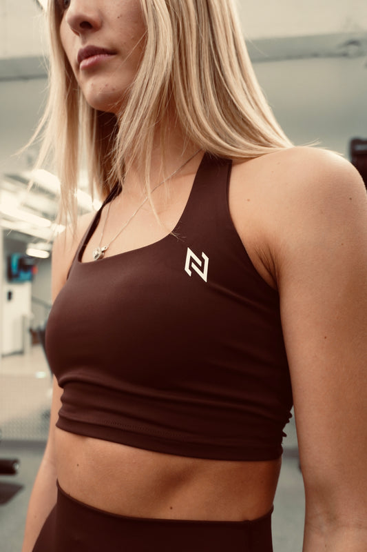 HOLTER SPORTS BRA (COCO BROWN)