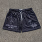 SACRED CROSS MESH SHORTS (BLACK)