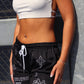 SACRED CROSS MESH SHORTS (BLACK)