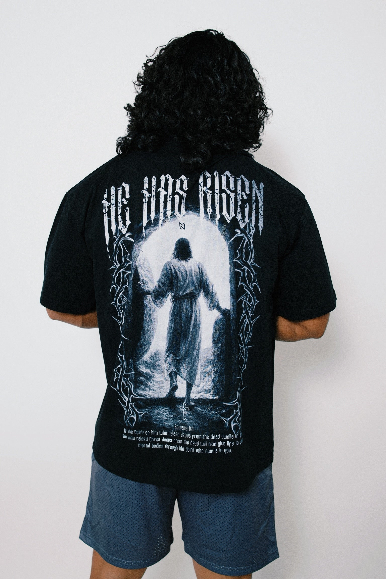 “HE HAS RISEN” OVERSIZED TEE