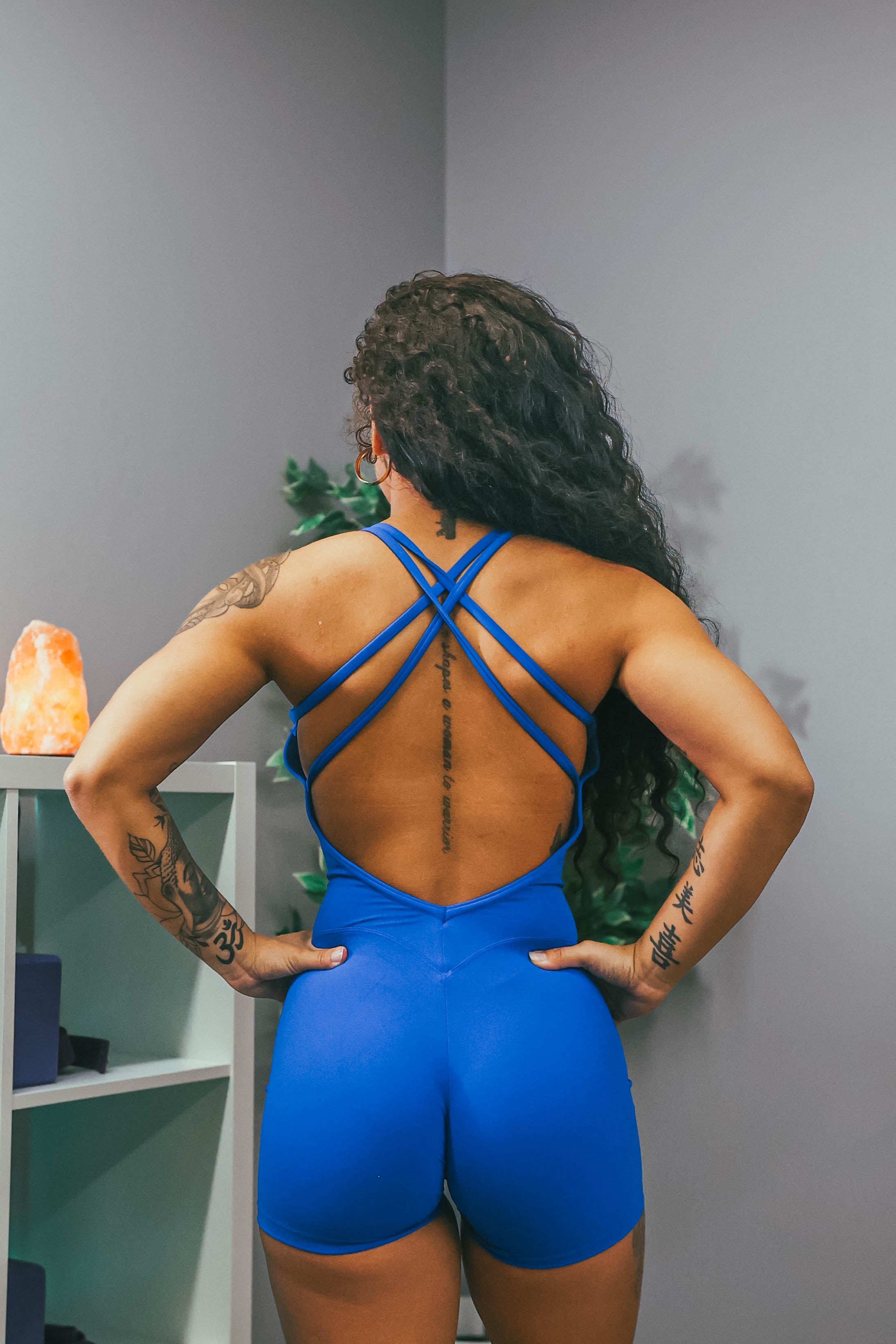 CROSS BODYSUIT (RACER BLUE)