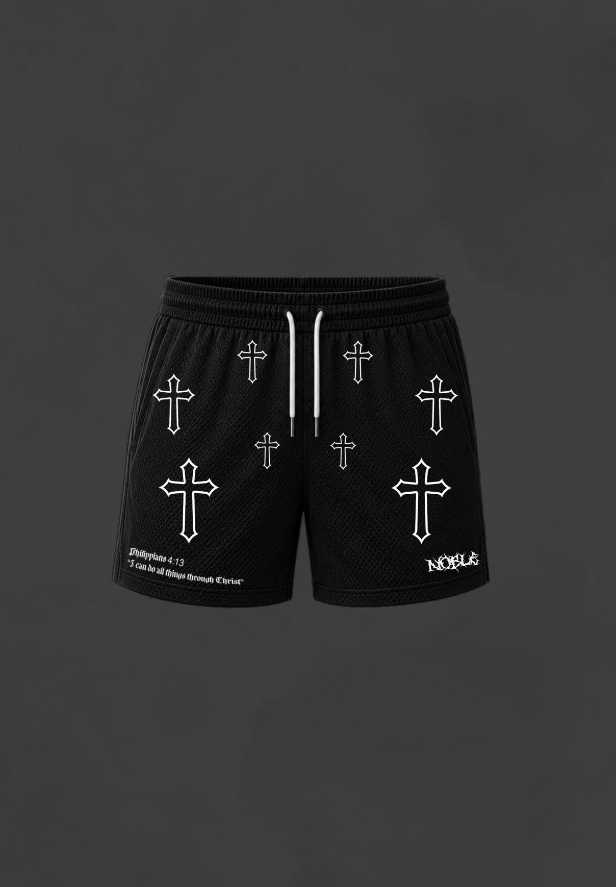 4:13 CROSS 6IN MESH SHORT (BLACK)