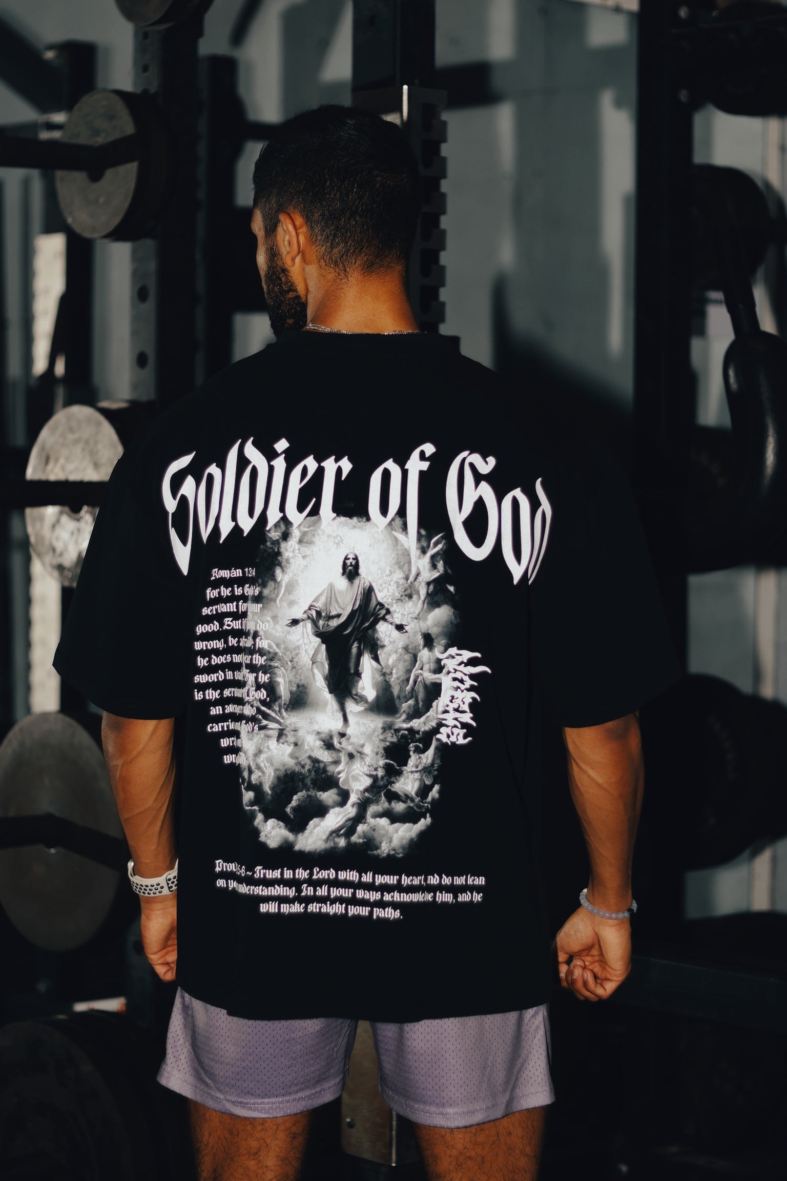 SOLDIER OF GOD OVERSIZED TEES