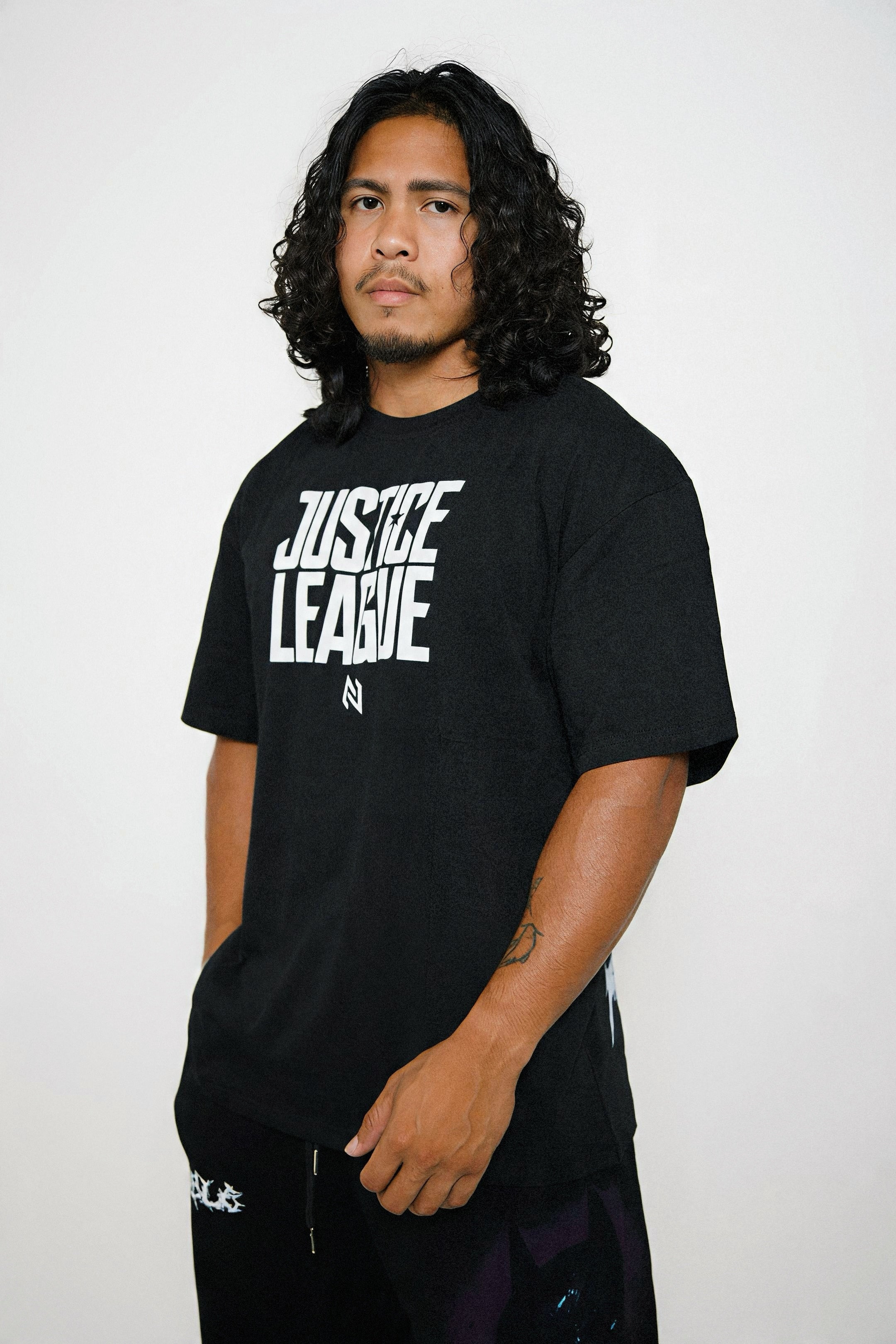 JUSTICE L OVERSIZED TEE