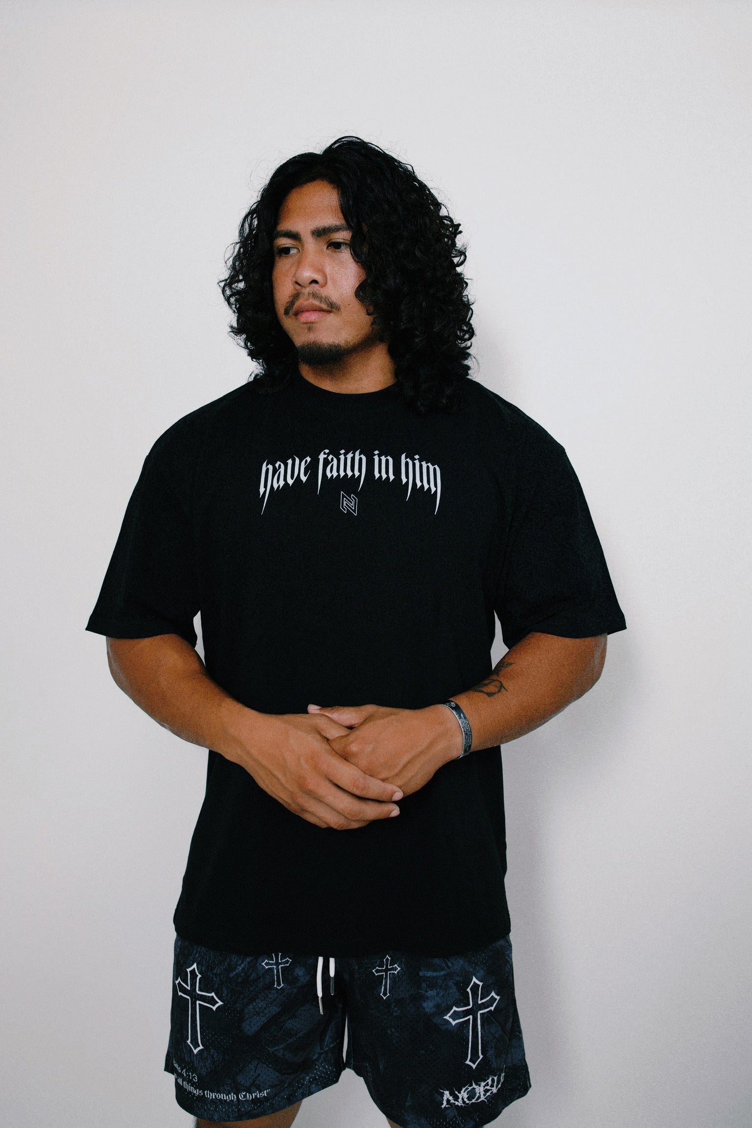 “HAVE FAITH IN HIM” OVERSIZED TEE