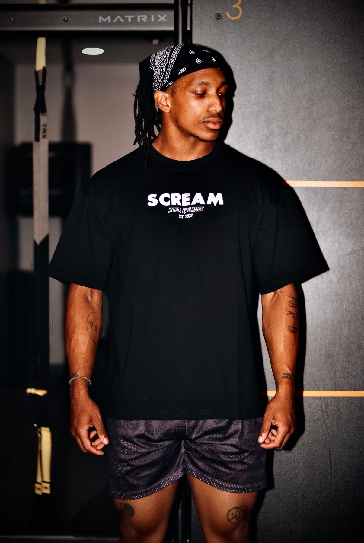 SCREAM OVERSIZED TEE - noble