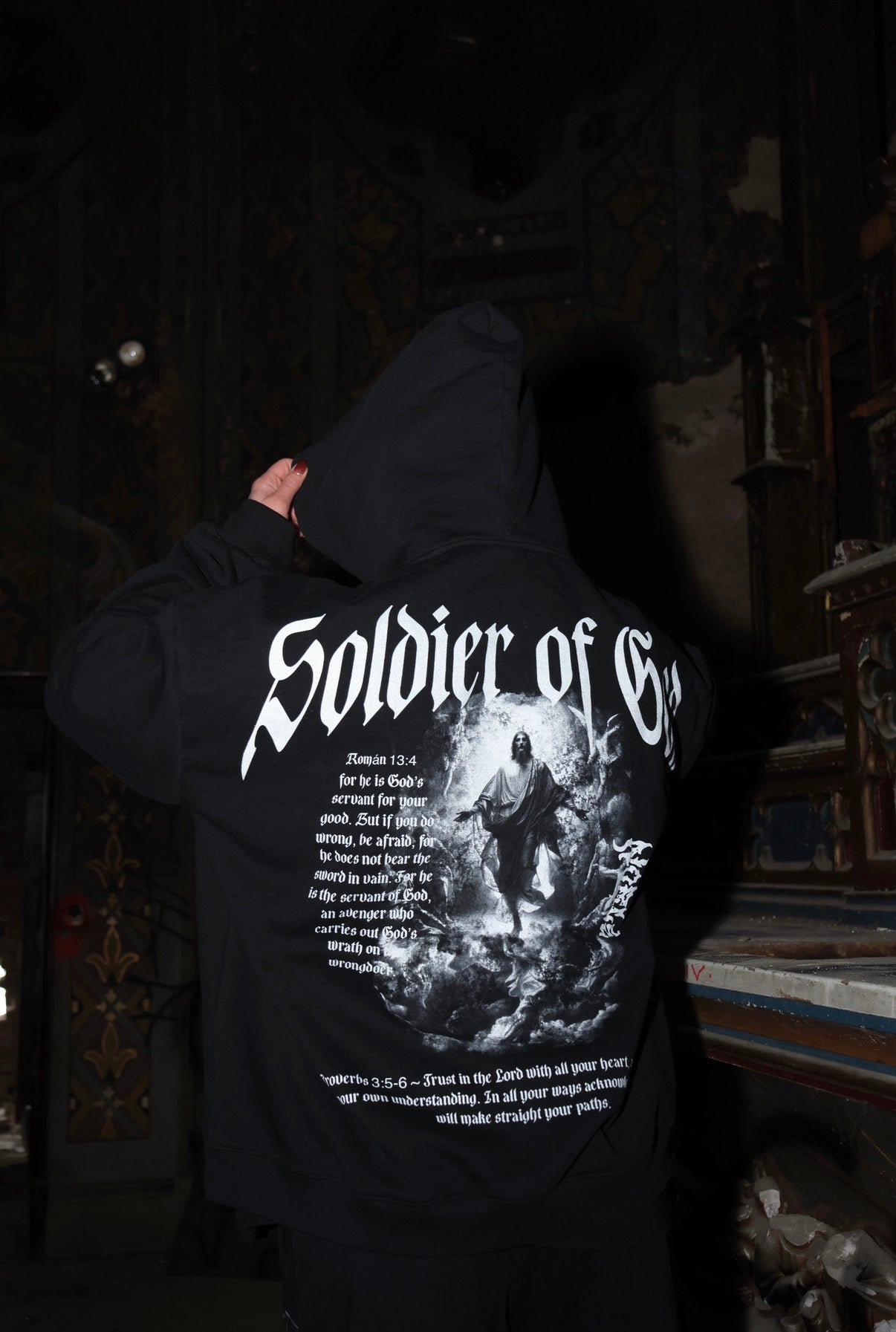 SOLDIER OF GOD HOODIE - noble