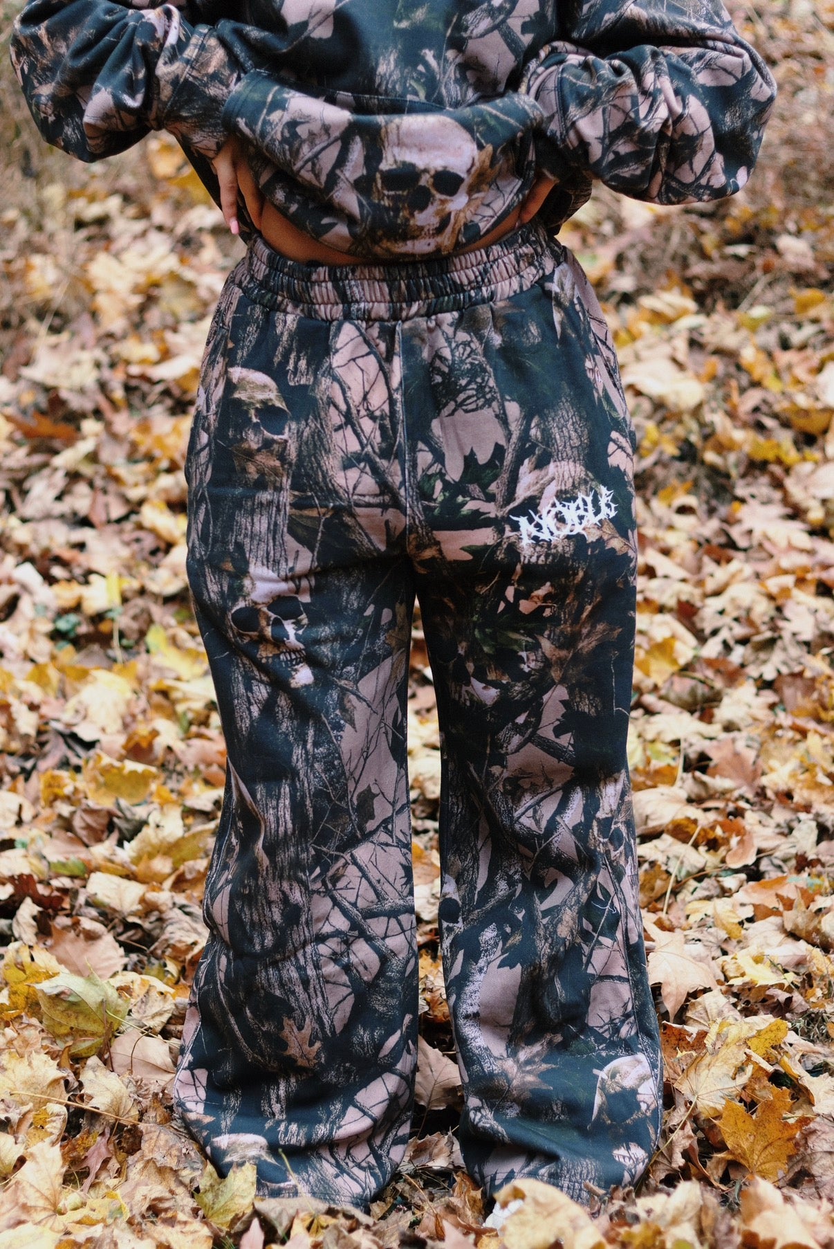 SKULL CAMO SWEATS | TAN
