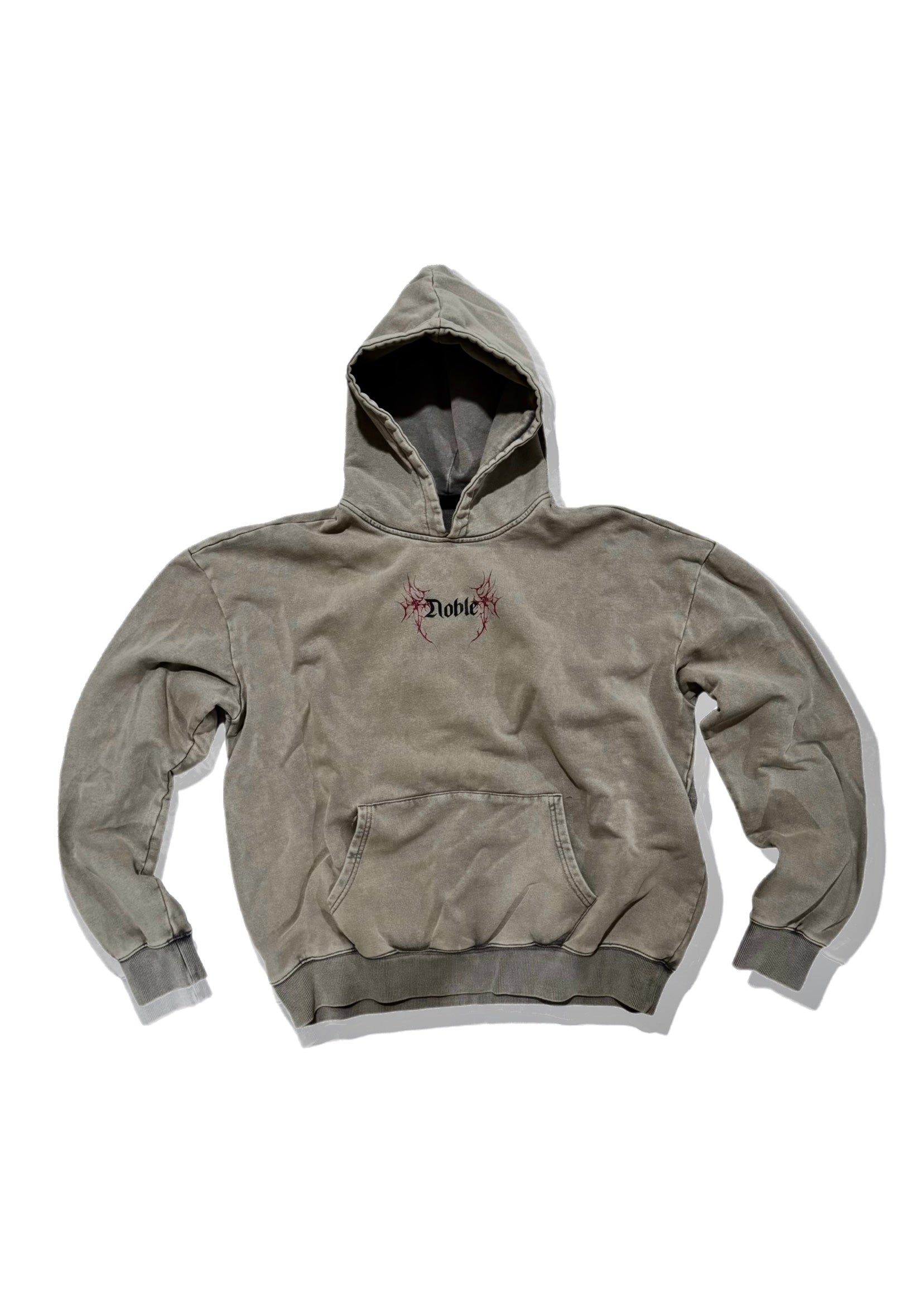 “BROTHERHOOD” HOODIE GREY TAN