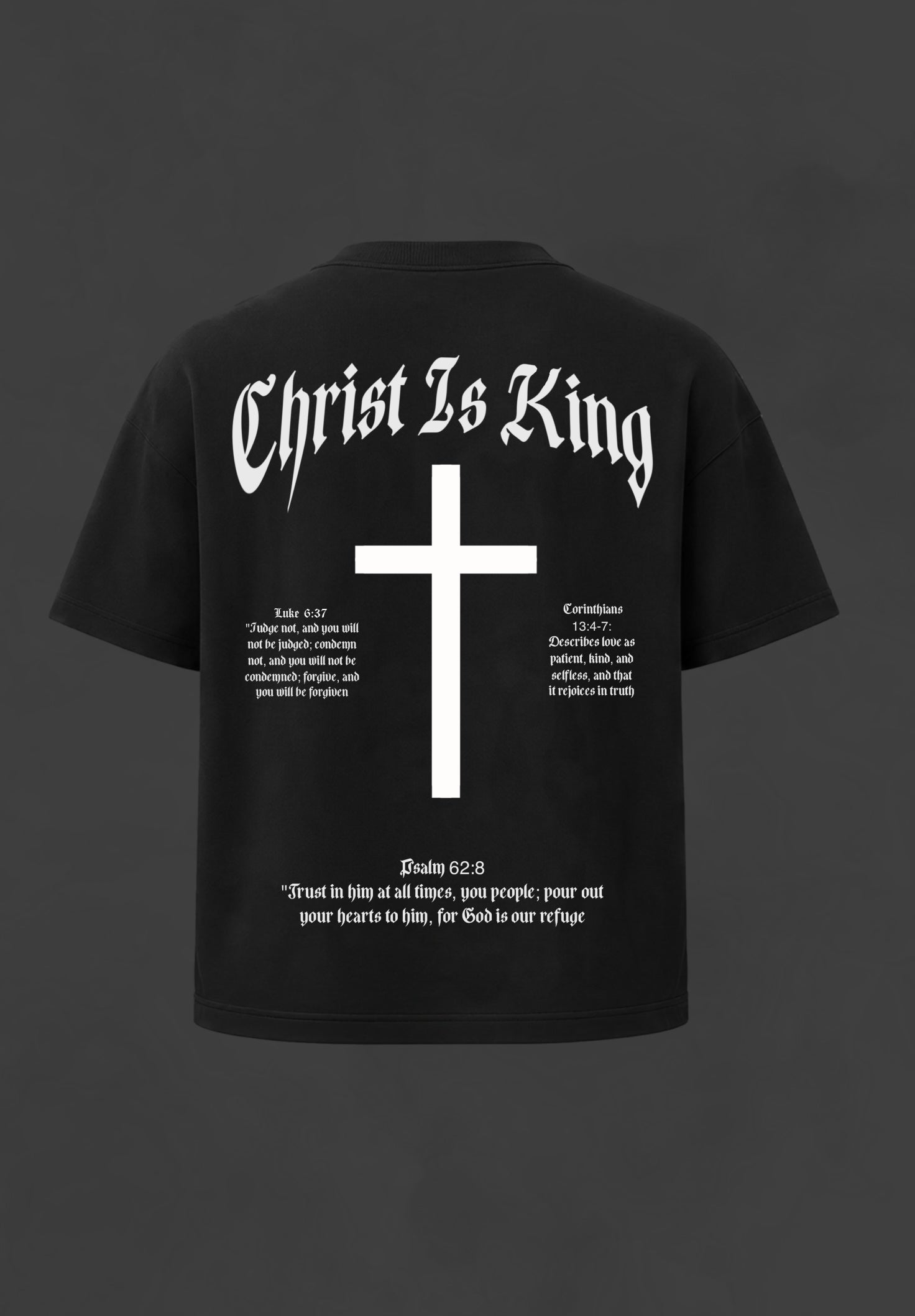 “CHRIST IS KING V3” OVERSIZED TEE
