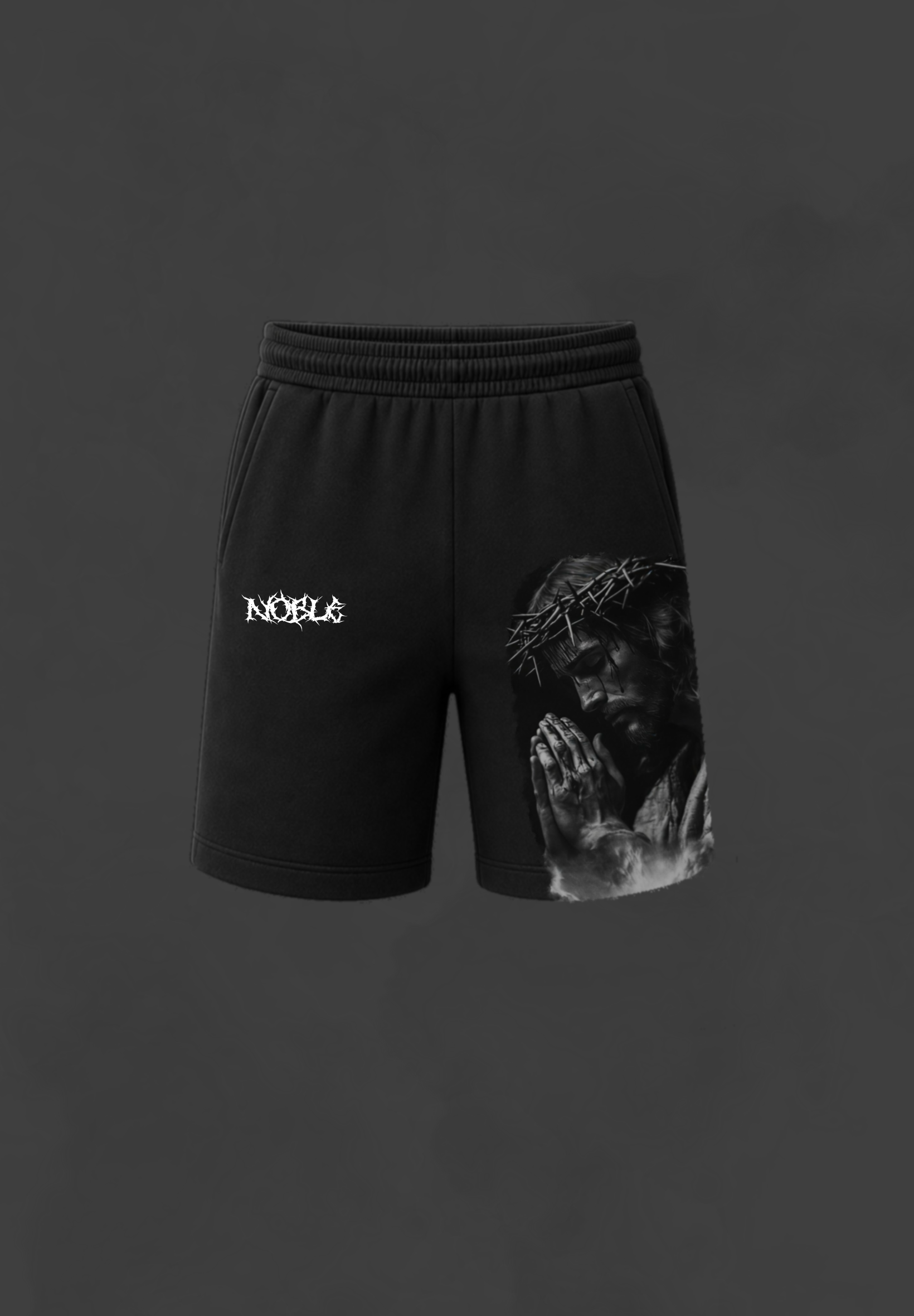 HAVE FAITH BAGGY SWEATSHORTS