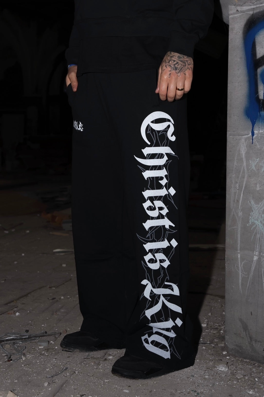 CHRIST IS KING BAGGY SWEATS