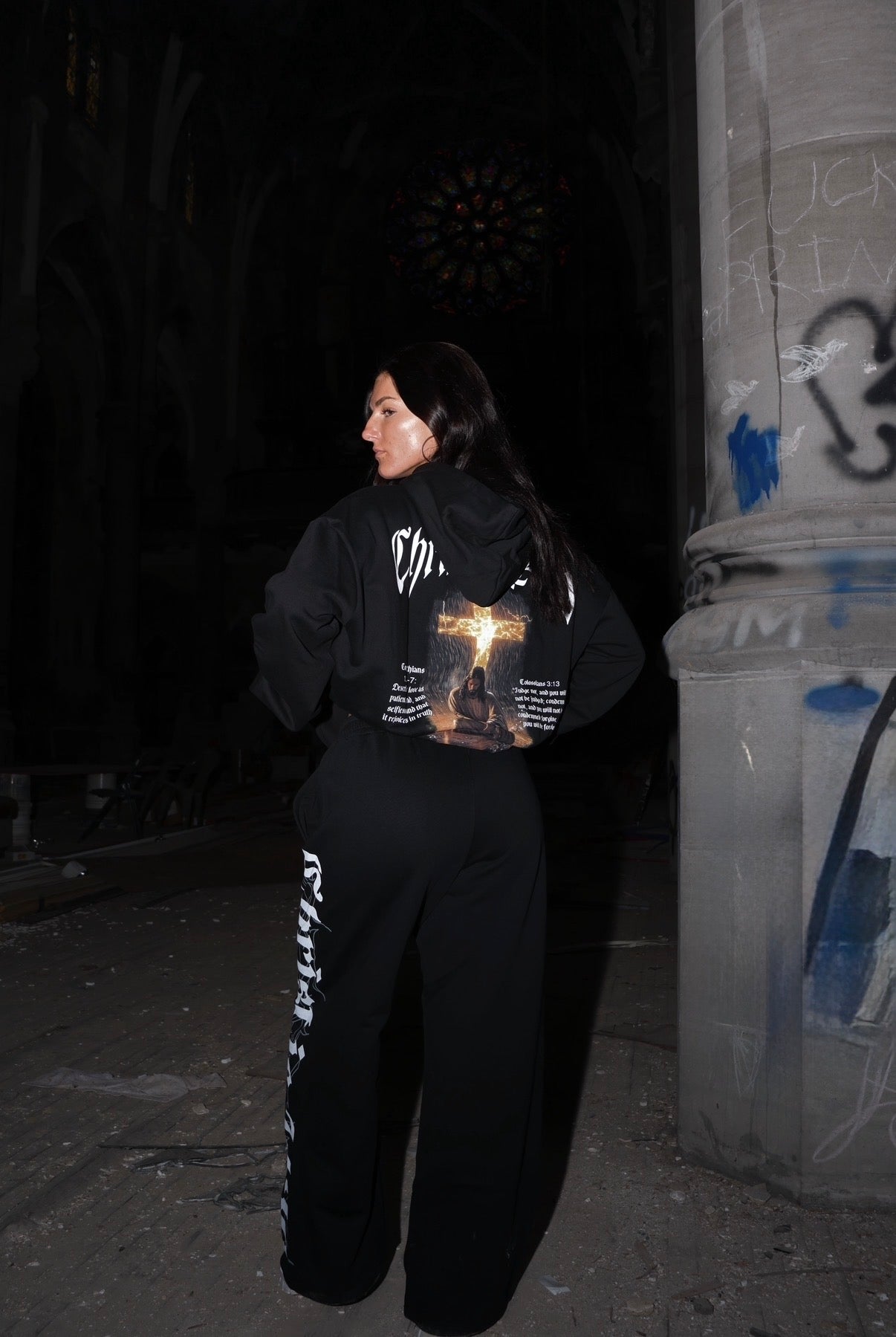 “CHRIST IS KING” BAGGY SWEATS